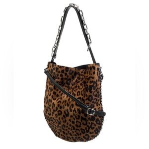 Alexander Wang Handbag in Calf Hair and Leather. Two Straps NEW with Tags